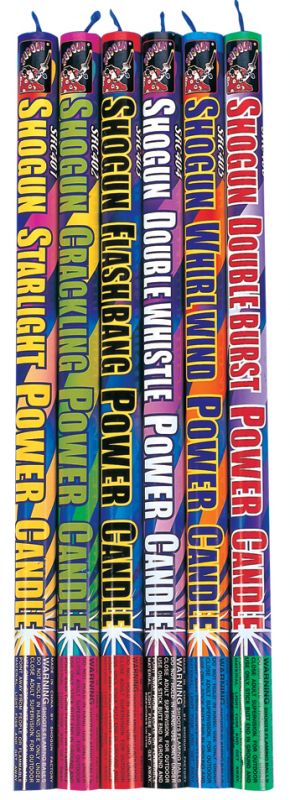 SHOGUN POWER 5 SHOTS CANDLE ASSORTMENT